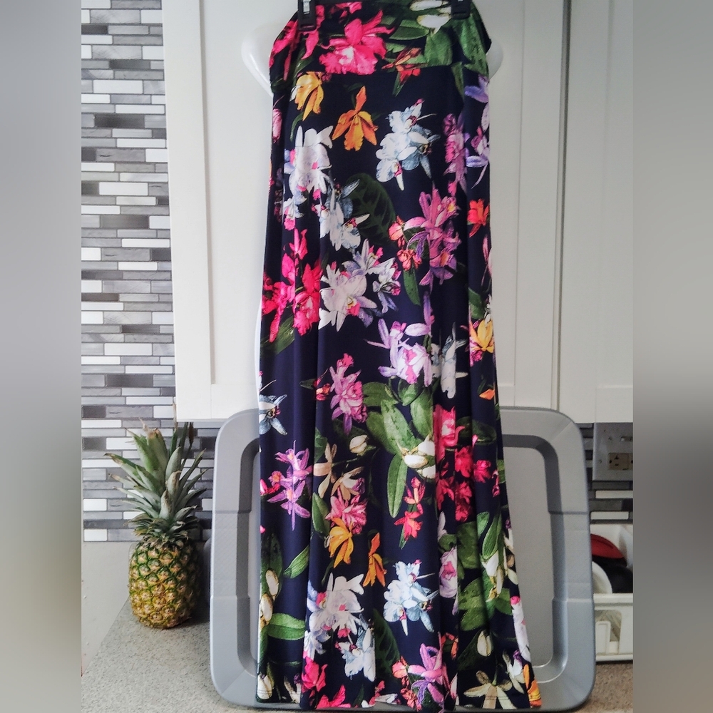Gilli Tropical maxi skirt Sz-L